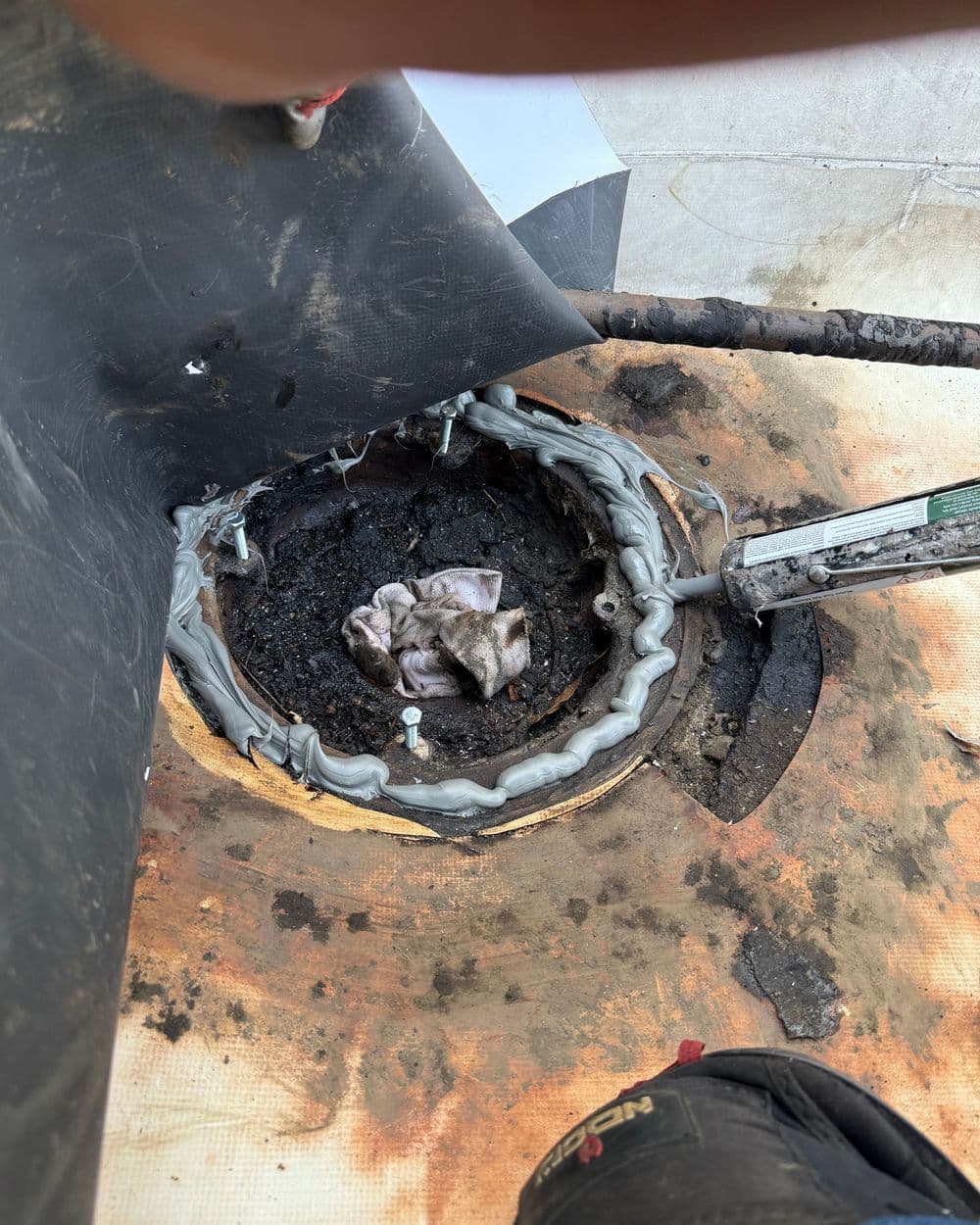 Rooftop Drain Repair Done Right - Bolts Out, Leaks Gone